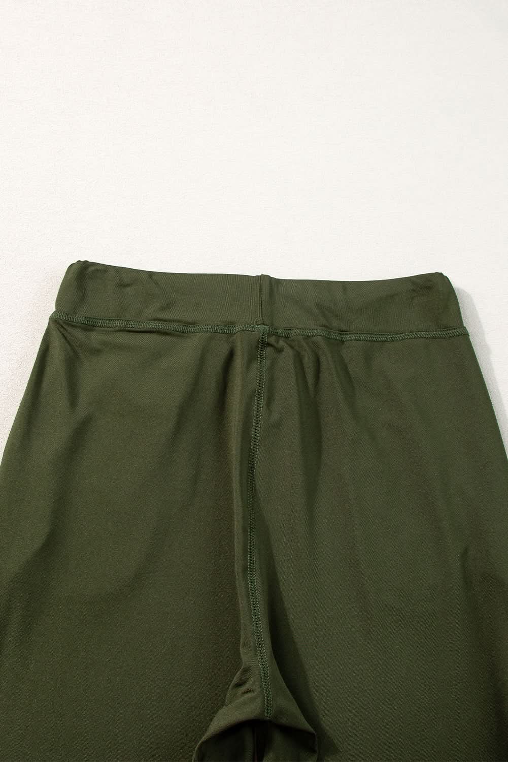 Moss green joggers with pockets - Love Salve